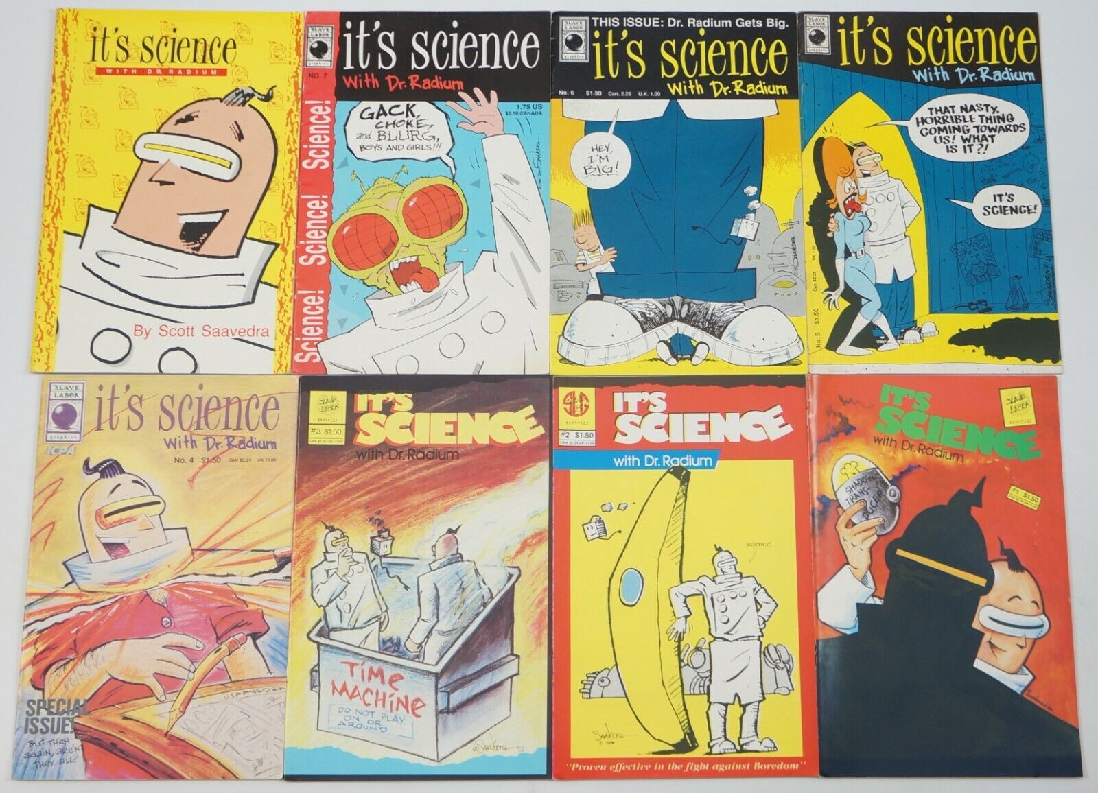 It's Science With Dr. Radium #1-7 VG/FN/VF complete series + special - Saavedra