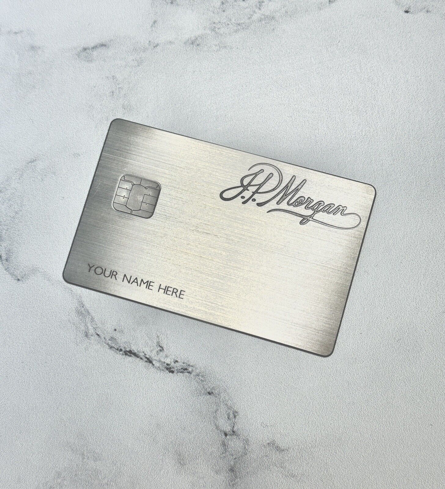 JP Morgan Reserve CUSTOM Palladium Silver Metal Novelty Card - FAST USA SHIPPING