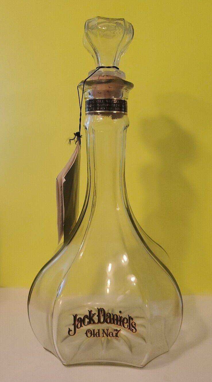 Vintage Jack Daniels Old No. 7  Riverboat Captain’s Empty Bottle Decanter