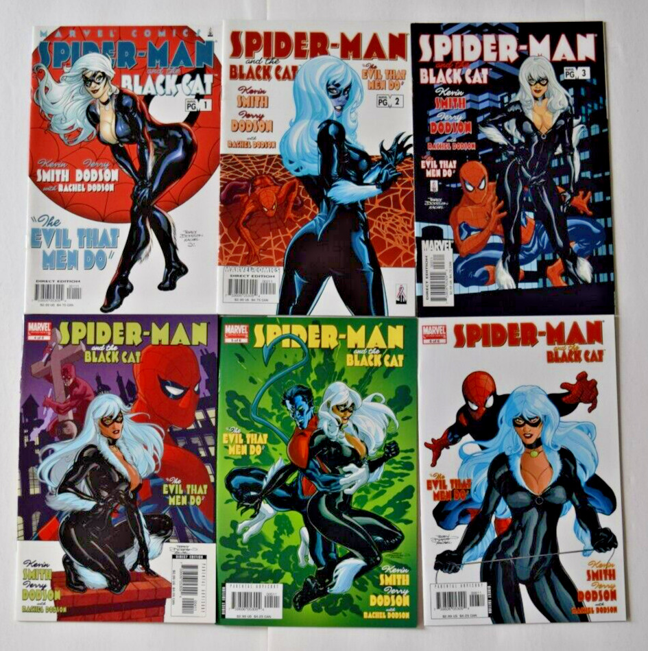 SPIDER-MAN AND THE BLACK CAT THE EVIL THAT MEN D0 6 ISSUE COMPL. SET 1-6 (2002)
