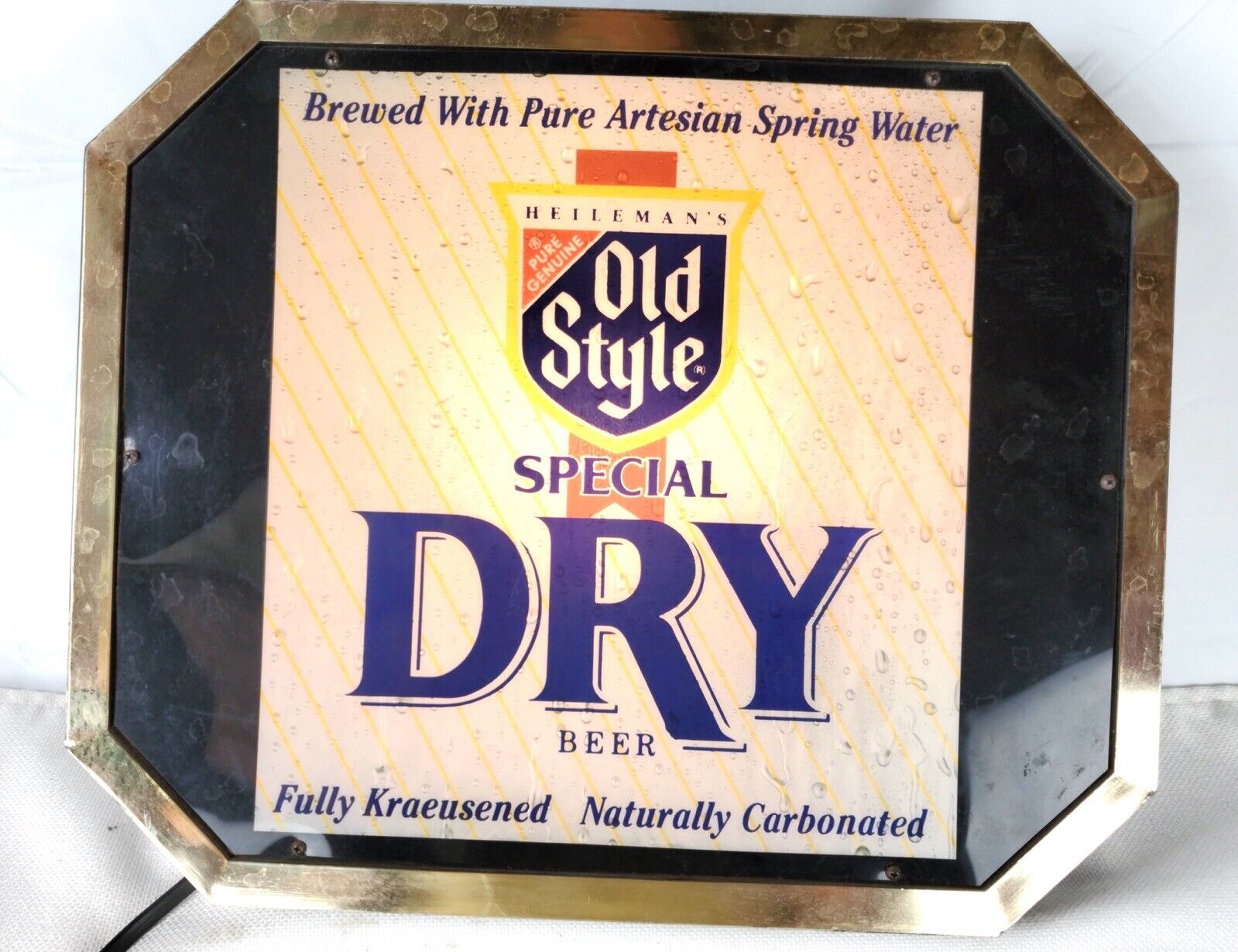 Old Style Special Dry Beer Sign Light Lamp