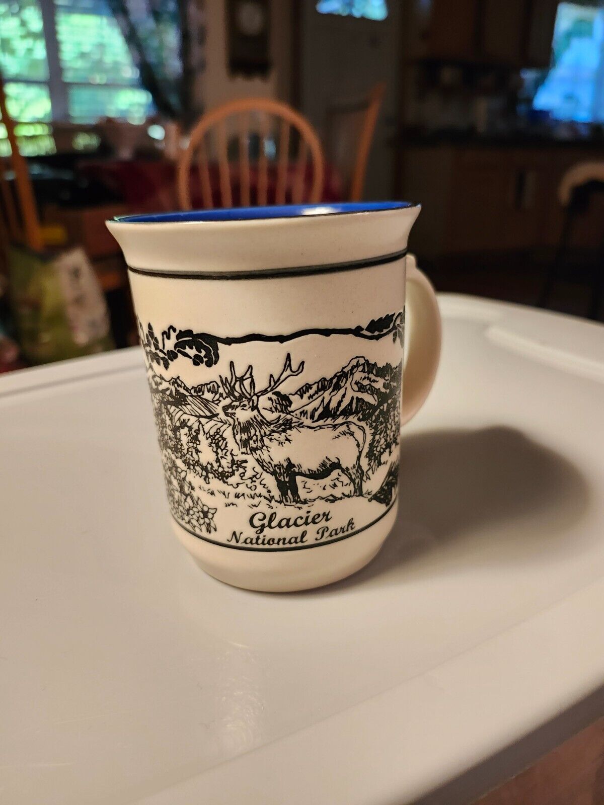 glacier national park coffee mug