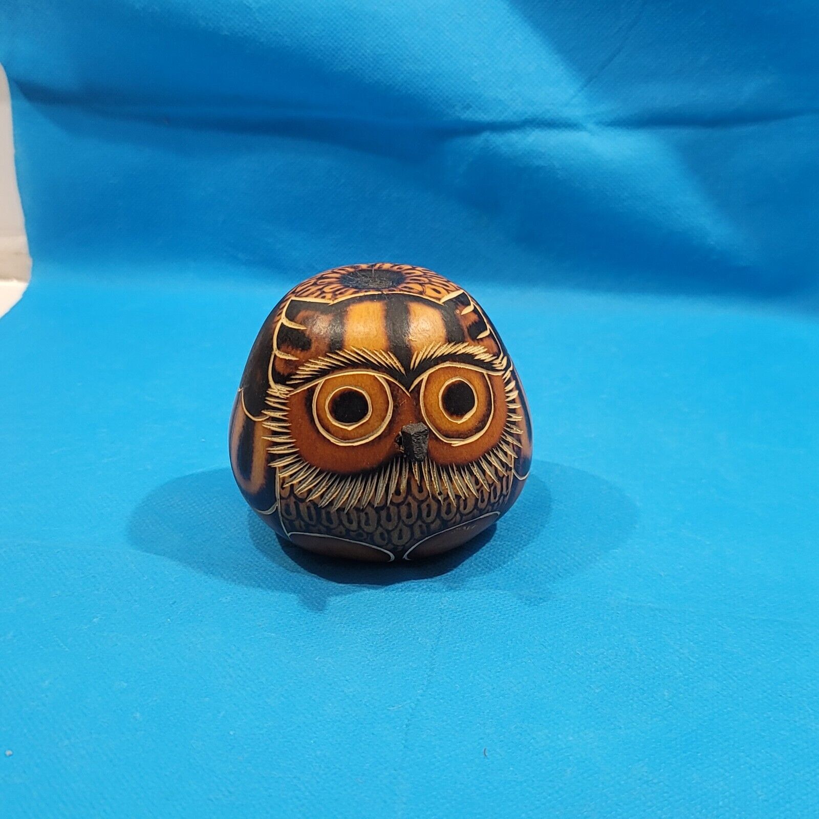 Owl Handcrafted Gourd