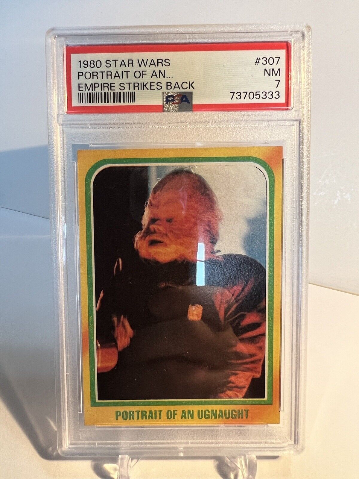 Star Wars 1980 The Empire Strikes Back #307 Portrait of an Ugnaught PSA 7 NM
