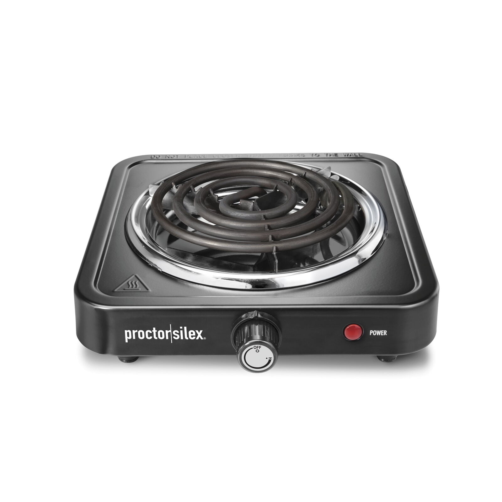 Single Burner Cooktop, Adjustable Temperature, Portable, Stainless Steel Plate