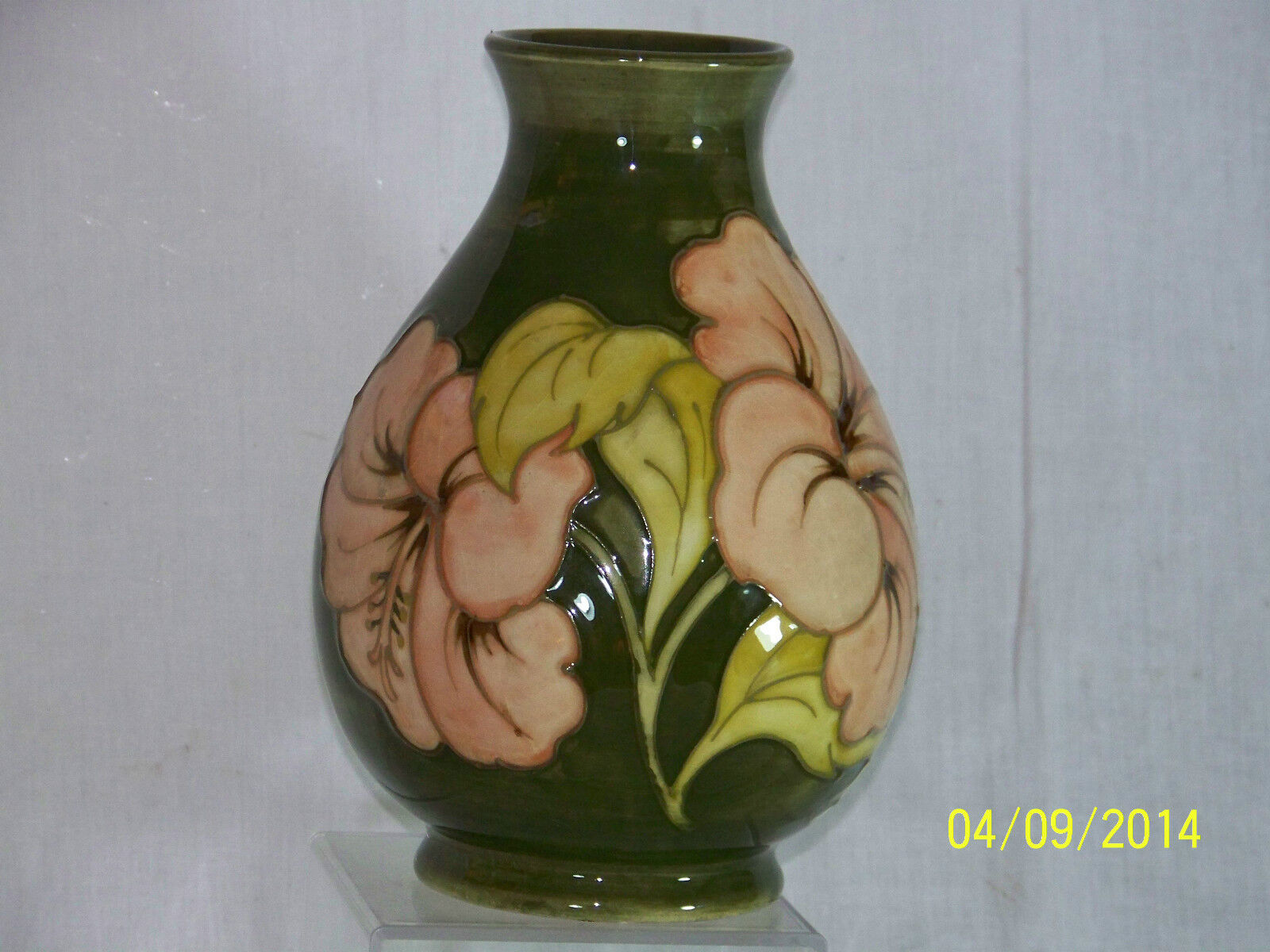 Moorcroft Art Pottery Vintage Floral Large Vase