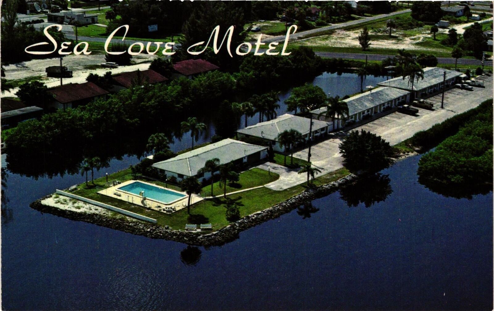 Vintage Postcard- Sea Cove Motel, Punta Gorda, FL UnPost 1960s