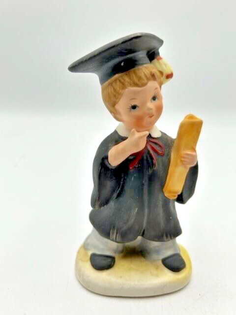 Vintage Lefton #2300 June Graduation The Graduate Boy Figurine