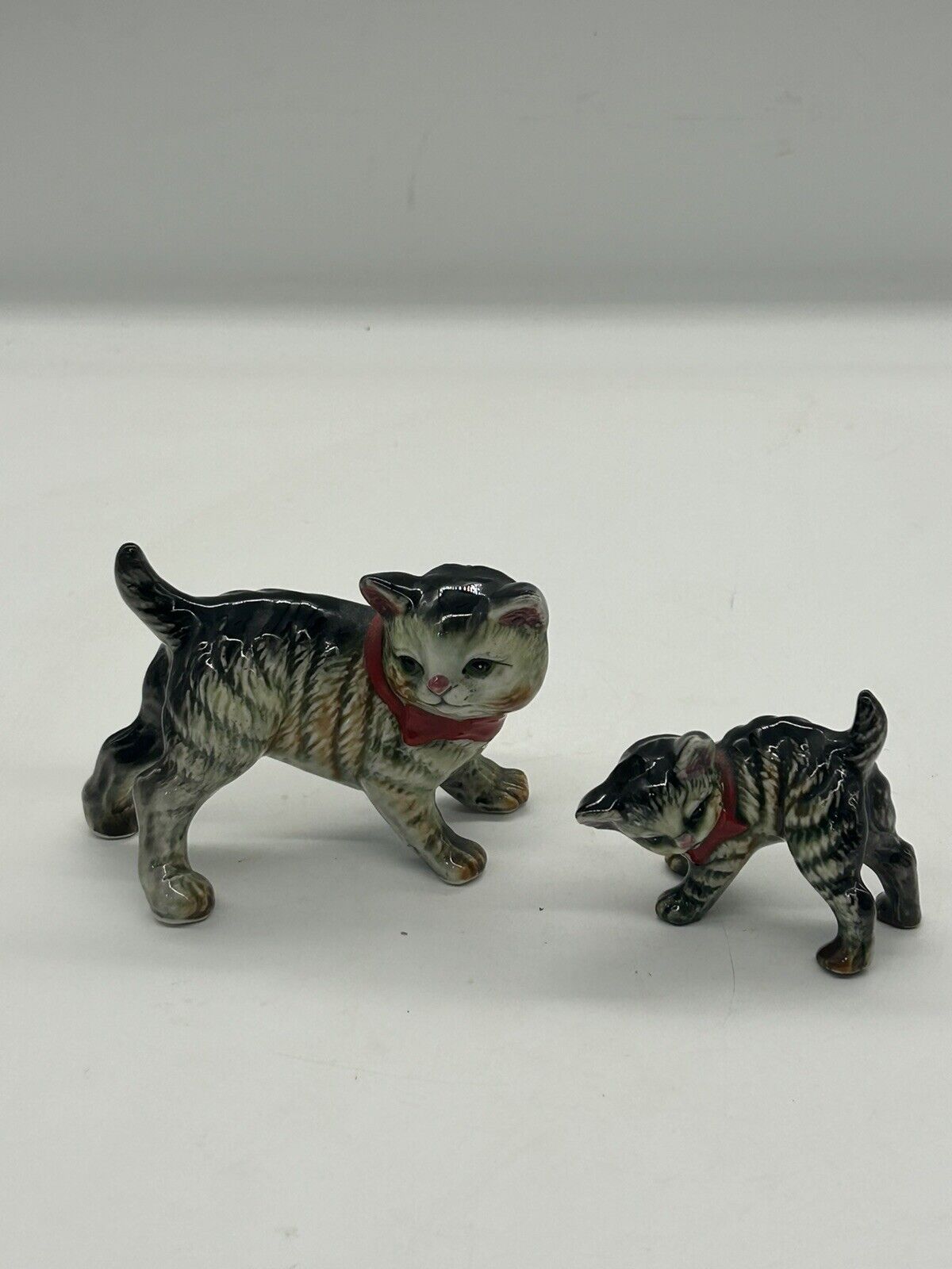 Empress Japan Ceramic Cat Family Figurines Mother Kitten Kitty Vintage