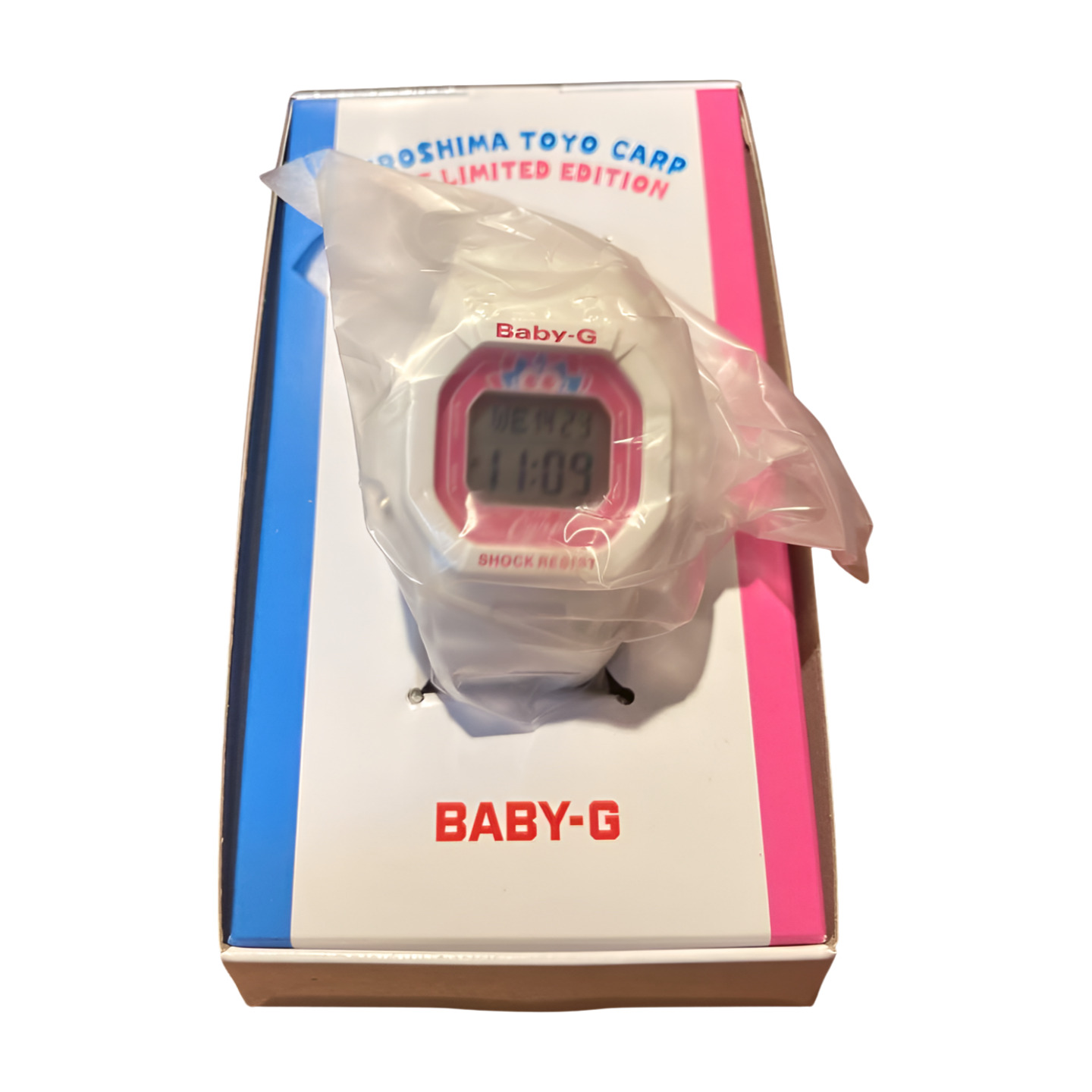 Casio G-SHOCK BABY-G Watch White Hiroshima Toyo Carp 2015 Limited Edition Unused