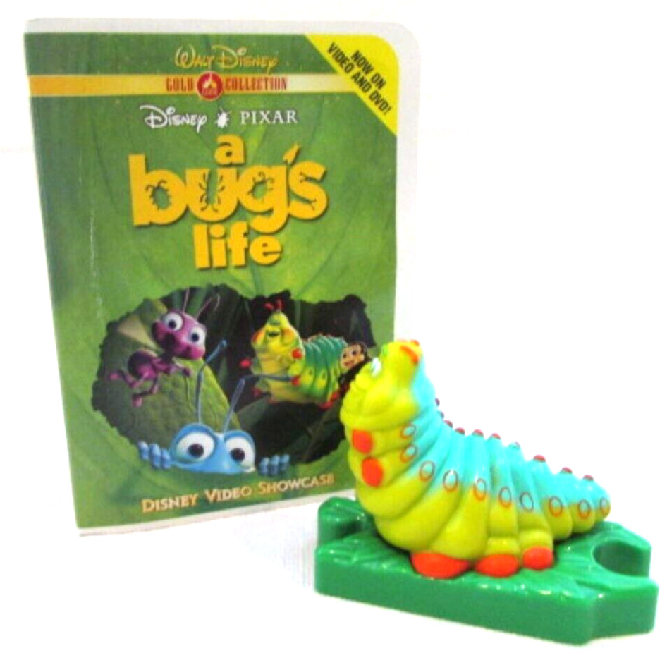 McDonald\'s Disney Pixar It\'s A Bugs Life Heimlich Caterpillar Figurine with Box
