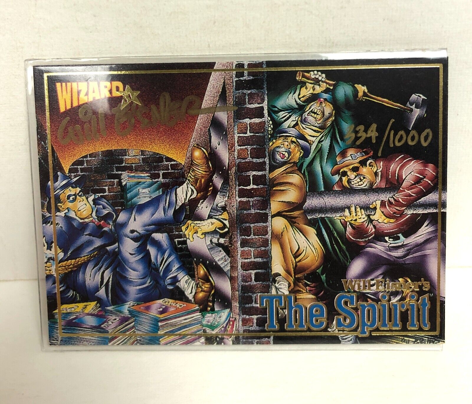 1992 Limited Edition Will Eisner's The Spirit Signed Trading Card from WotC Rare