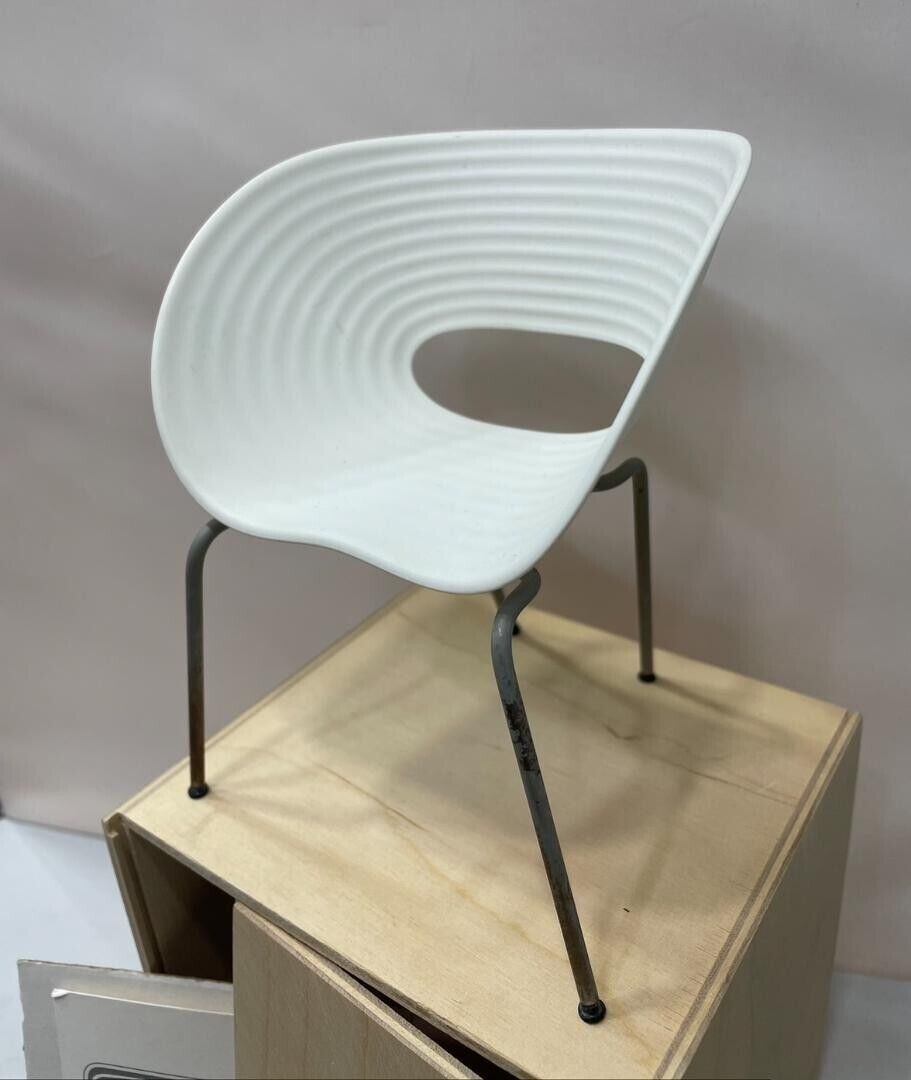 Vitra Miniature Collection Tom Vac Chair Used 14cm Height 10.5cm Width