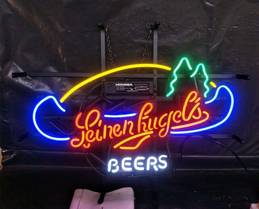 Leinenkugel's Beer Neon Light Sign 19x15 Beer Bar Pub Cave Wall Window Decor