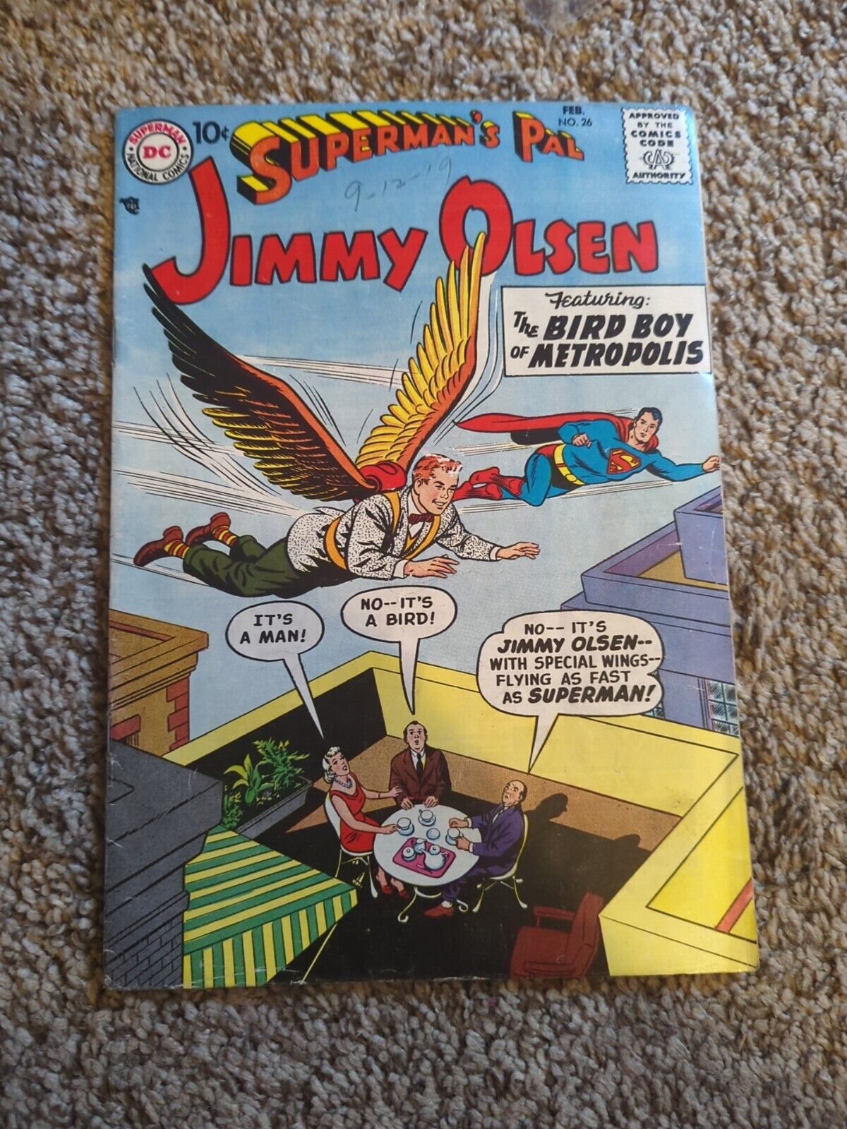 Superman's Pal Jimmy Olsen #26 April 1957 Silver Age SEE SCANS NICE COPY 🔥🔥