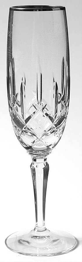 Gorham Crystal Lady Anne Platinum Champagne Flute 1187474