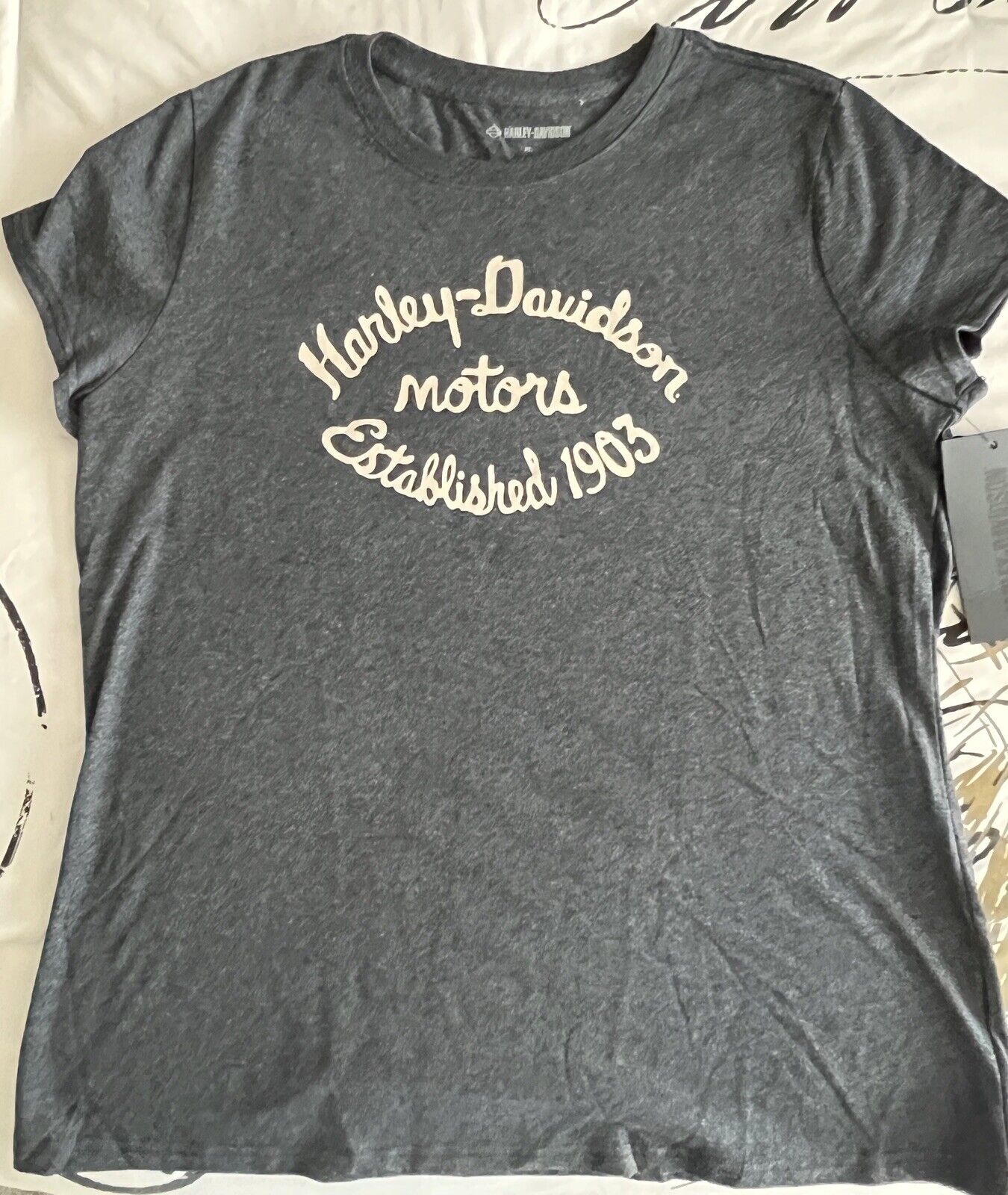 Harley Davidson Women’s Heather Gray T-shirt~Size XL~New With Tags