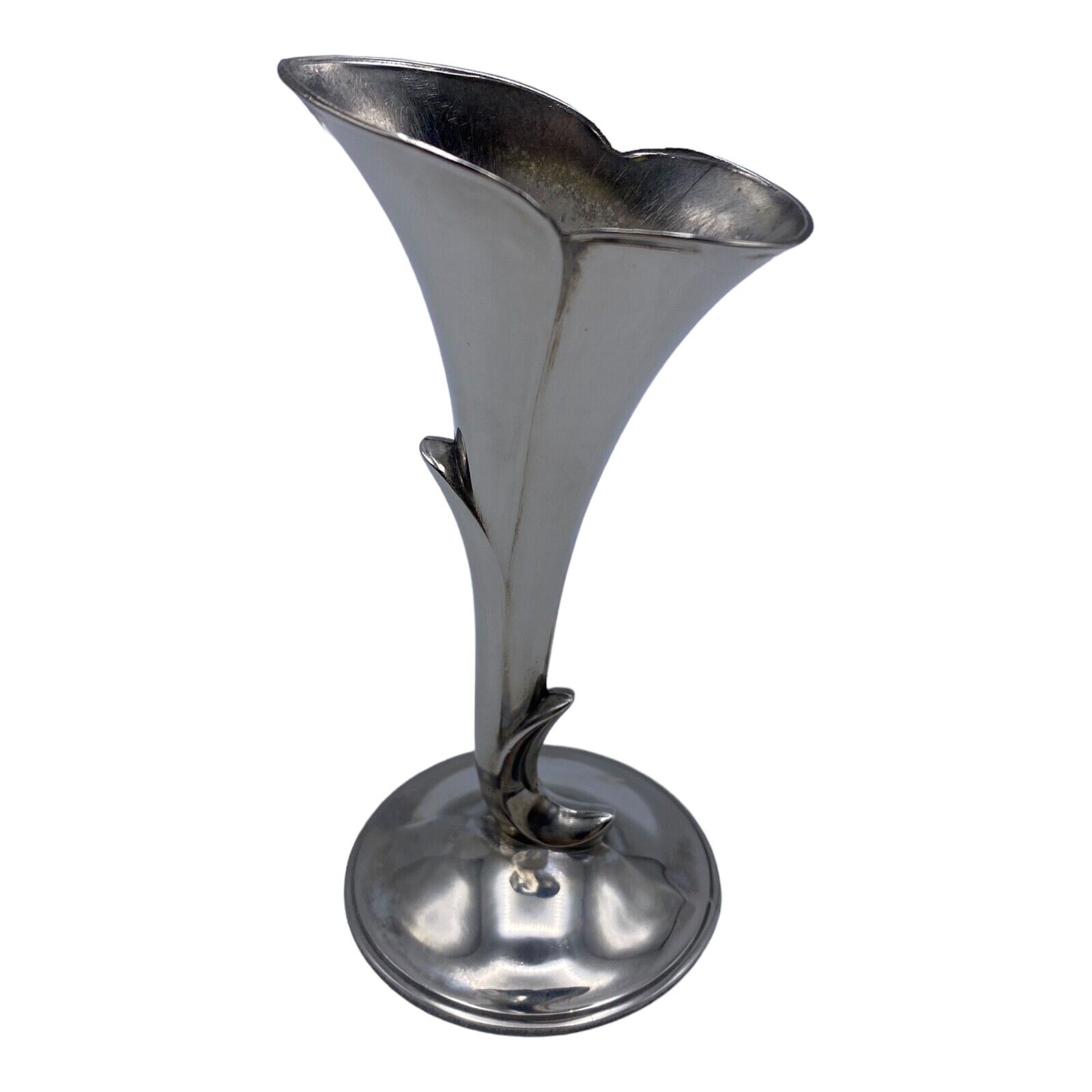 Vintage Godinger Silver Art Co Bud Vase 5” Silver Plate