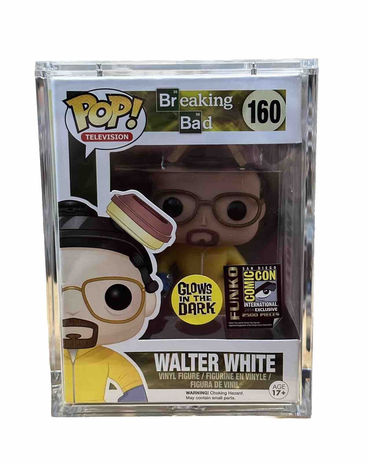 Walter White 160 Breaking Bad GITD Funko Pop 2014 SDCC 2500 PCS W/Case