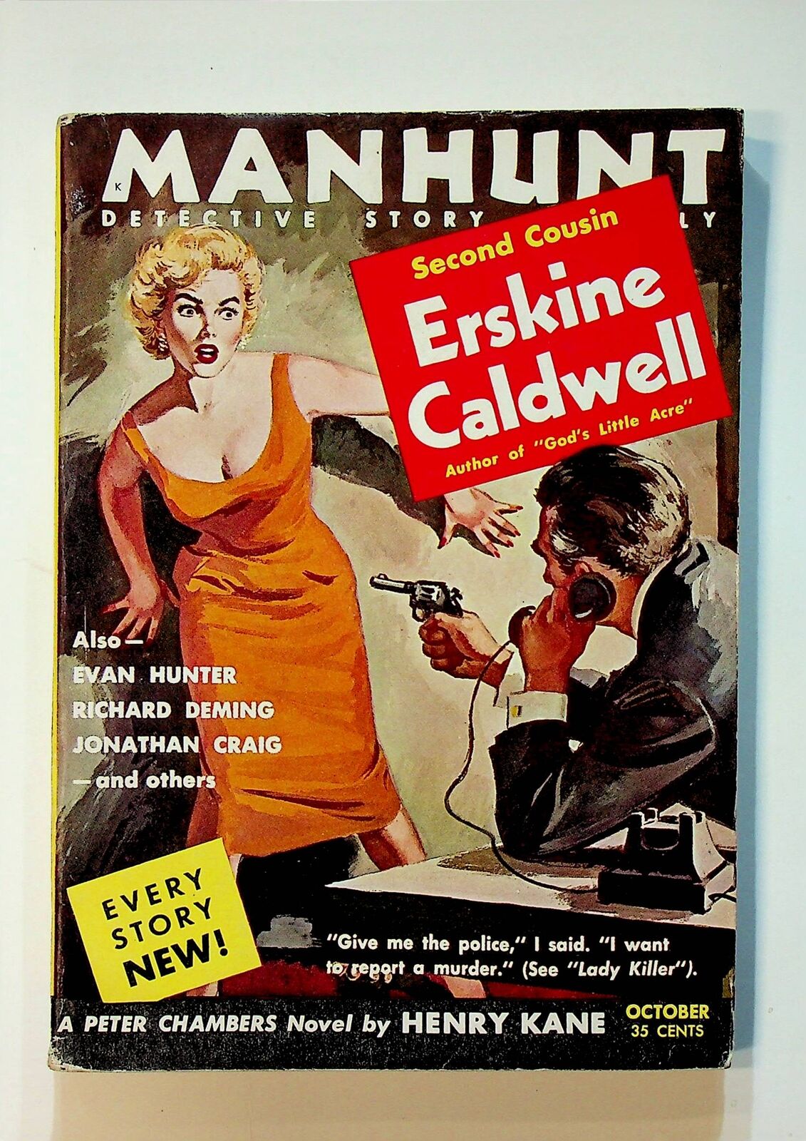 Manhunt Magazine Vol. 2 #8 FN 1954