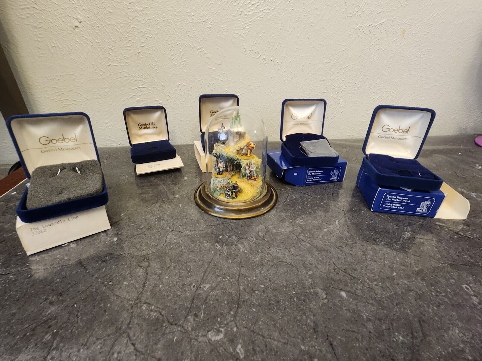 Olszewski Wizard Of Oz Series Goebel 942-D Emerald City 5 Miniatures W Boxes 