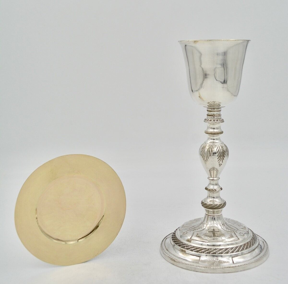 Chalice In Silver And Silvered Bronze, France Circa 1840, By Favier Frères Orfev