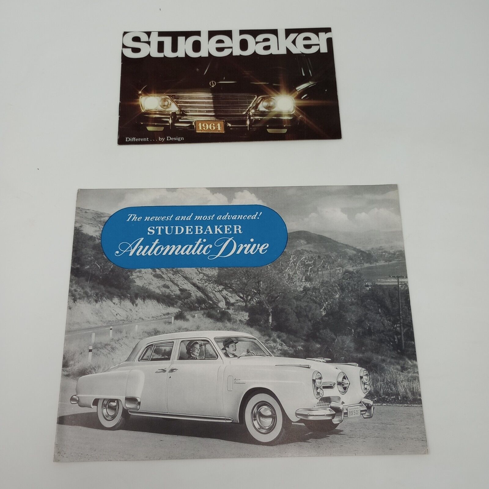 Lot Of 2 Vintage Studebaker Car Brochures 1964, 1950