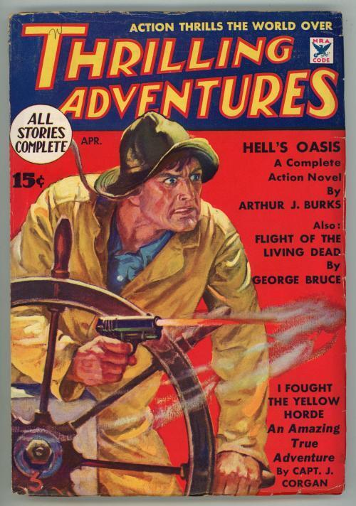 Thrilling Adventures Apr 1935 Arthur J. Burks, George Bruce - Pulp