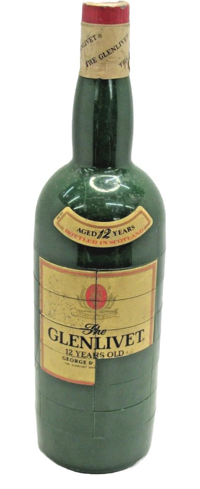 Vintage Glenlivet Scotch Whisky Twist Slide Puzzle Bottle Rare  & Unique #OK