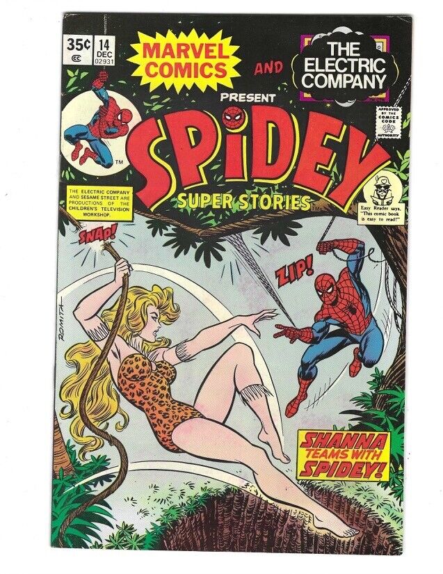 Spidey Super Stories #14 1975 Unread VF+ or better Electric Company Combine
