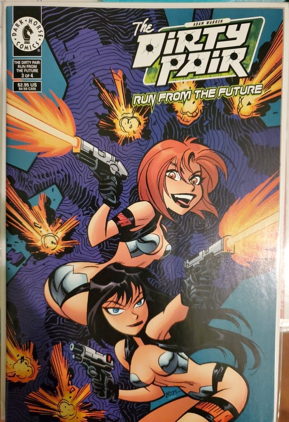 The Dirty Pair: Run from the Future #3 Bruce Timm Variant Cover Dark Horse Comi
