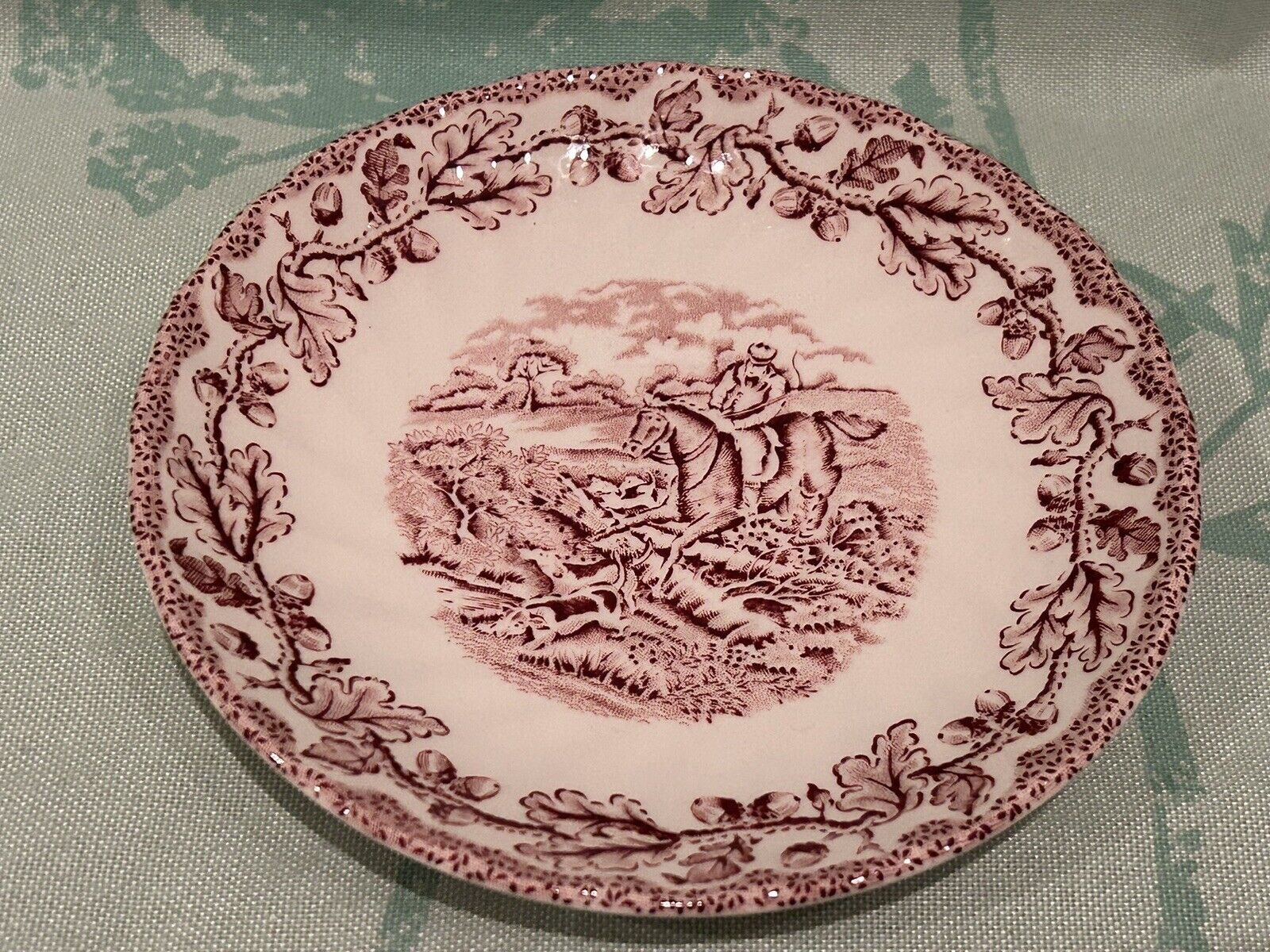 Set of 5 Small Vintage Fine Staffordshire Ware Plates