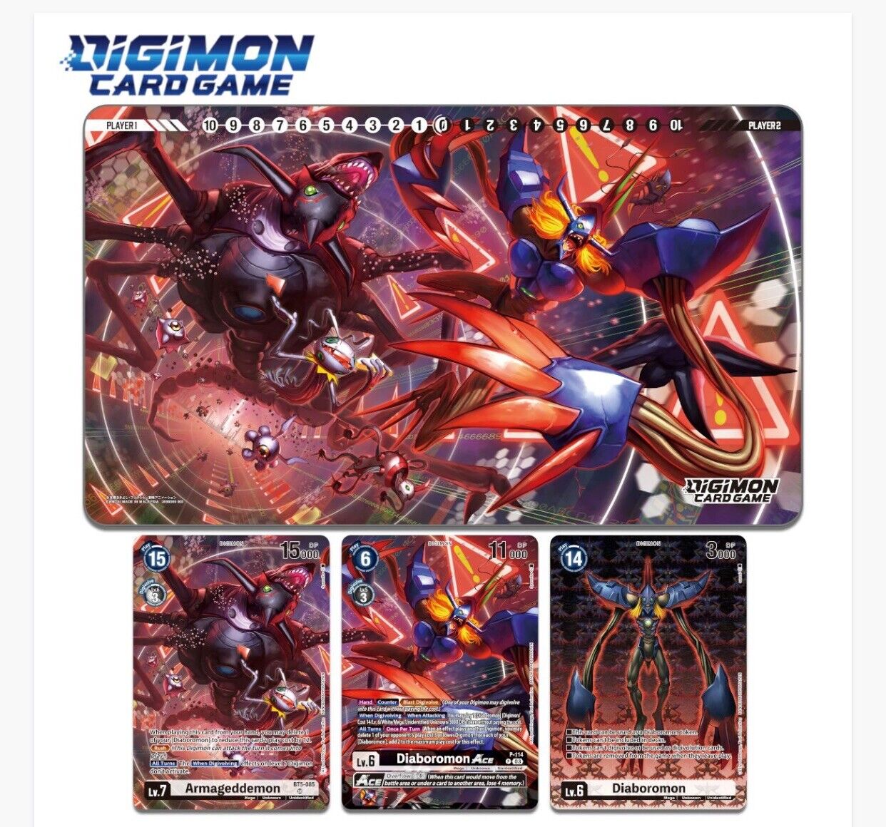 Digimon Card Game Tamer Goods Set Diaboromon Premium Bandai Limited New English