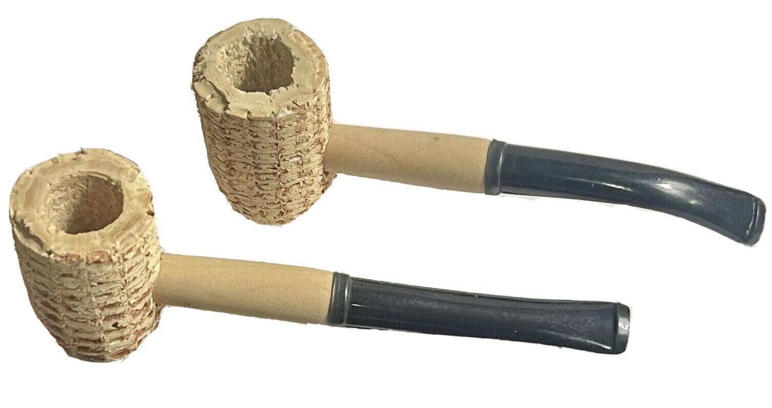 The Original Corn Cob Pipe, x2 Traditional 5 1/2\