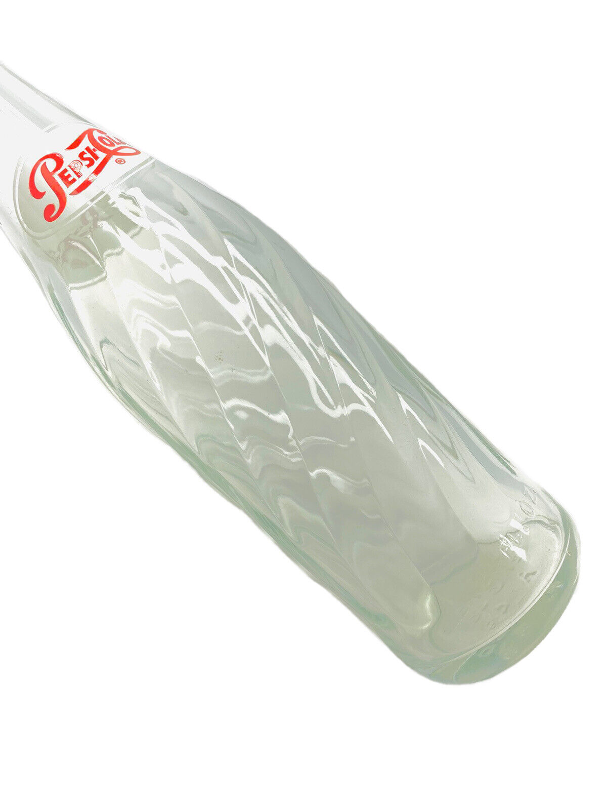 Extremely Rare Swirl 12oz. Pepsi Cola Glass Bottle Soda With Error Bubble Defect