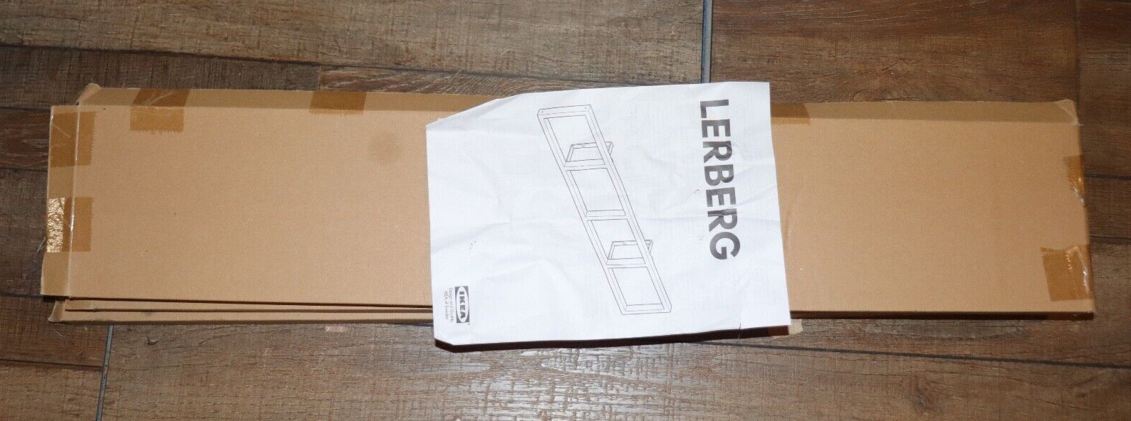 IKEA Lerberg Wall Mounted Metal CD DVD Shelf Rack 10035