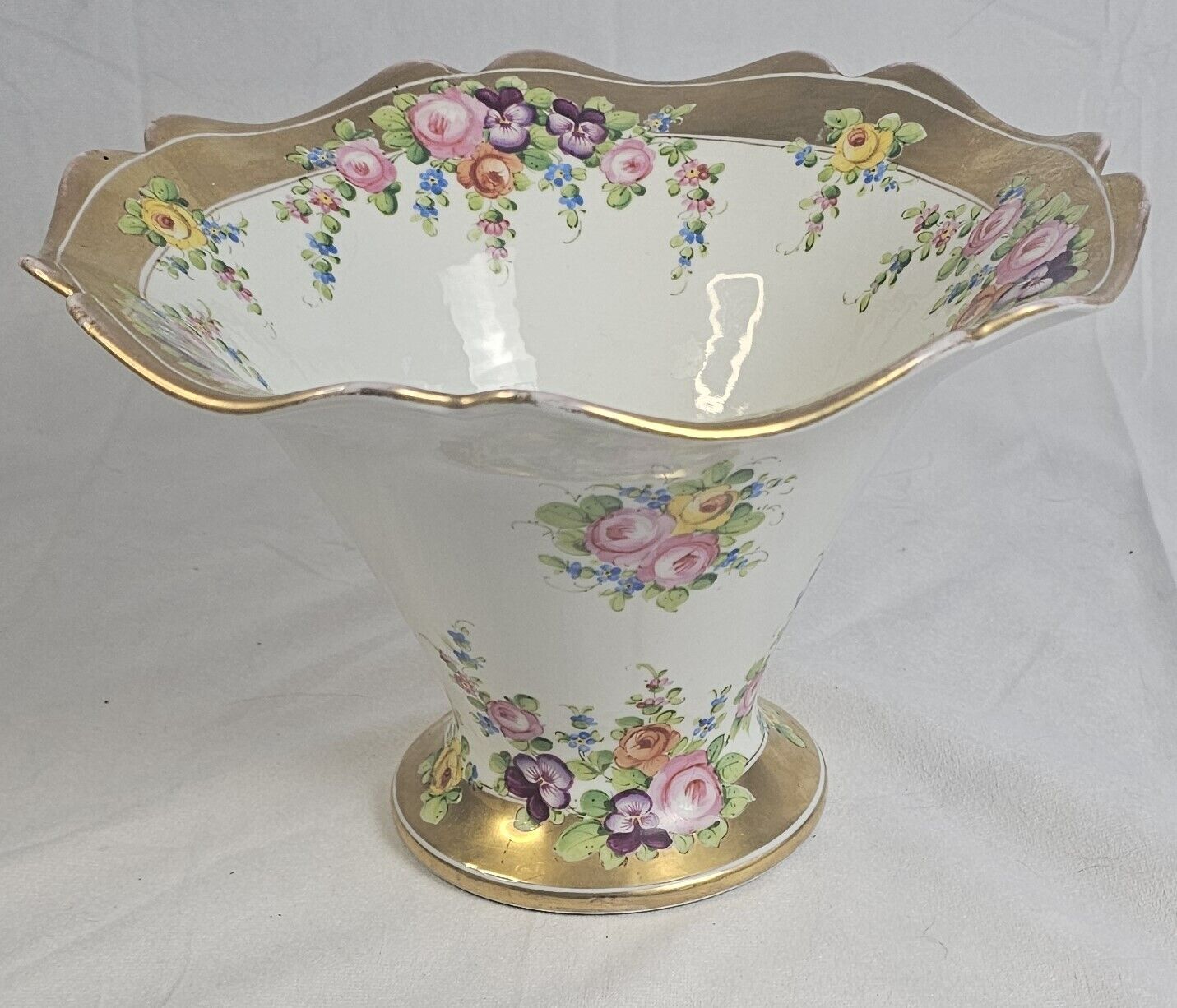 Charles Reizenstein Saxe Allegheny Five Porcelain Vase