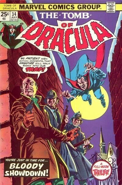Tomb of Dracula (1972) #34 FR. Stock Image