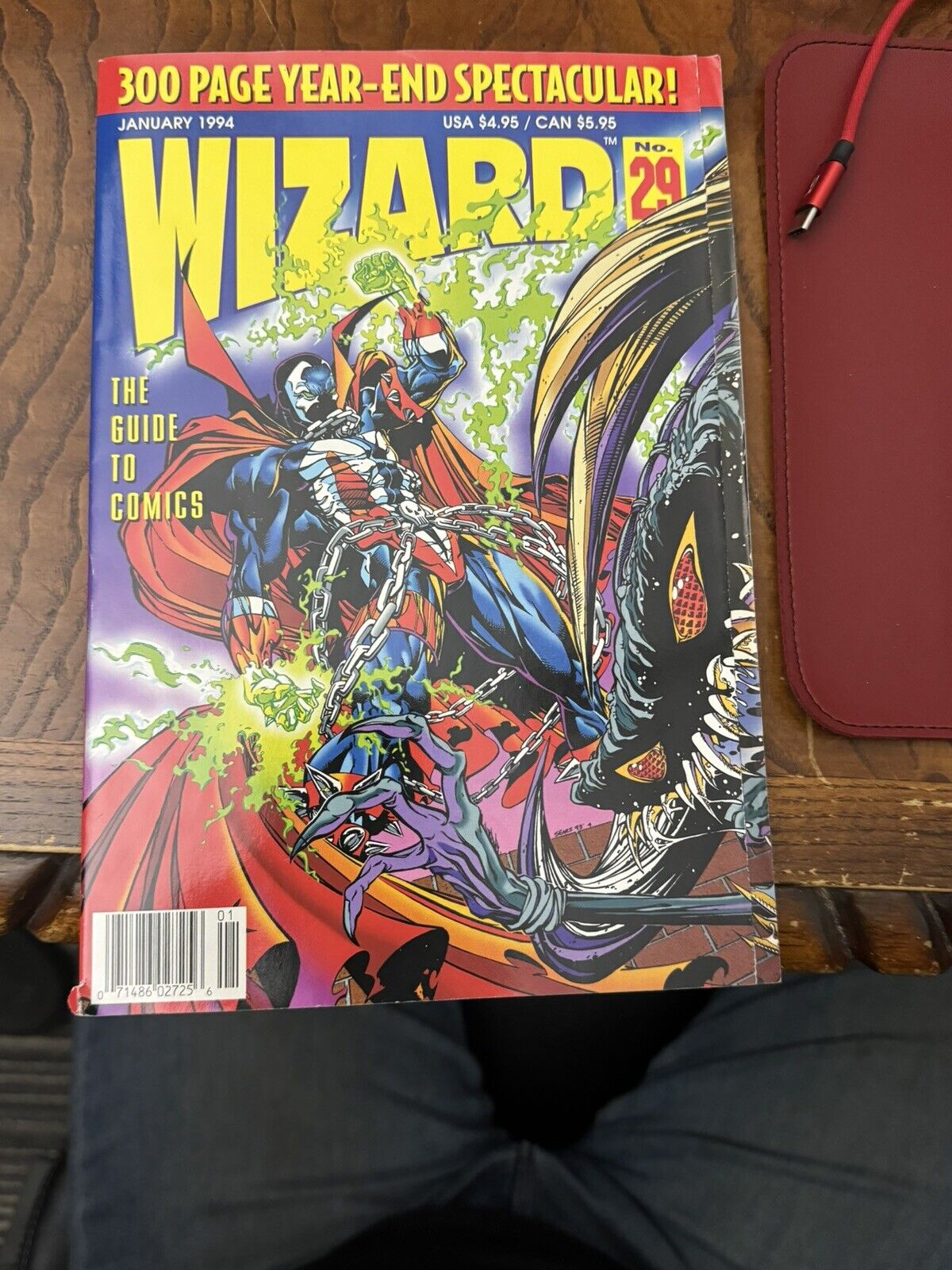 1994 Wizard January Edition 300 Page Year End Guide To Comics Magazine VTG 90s