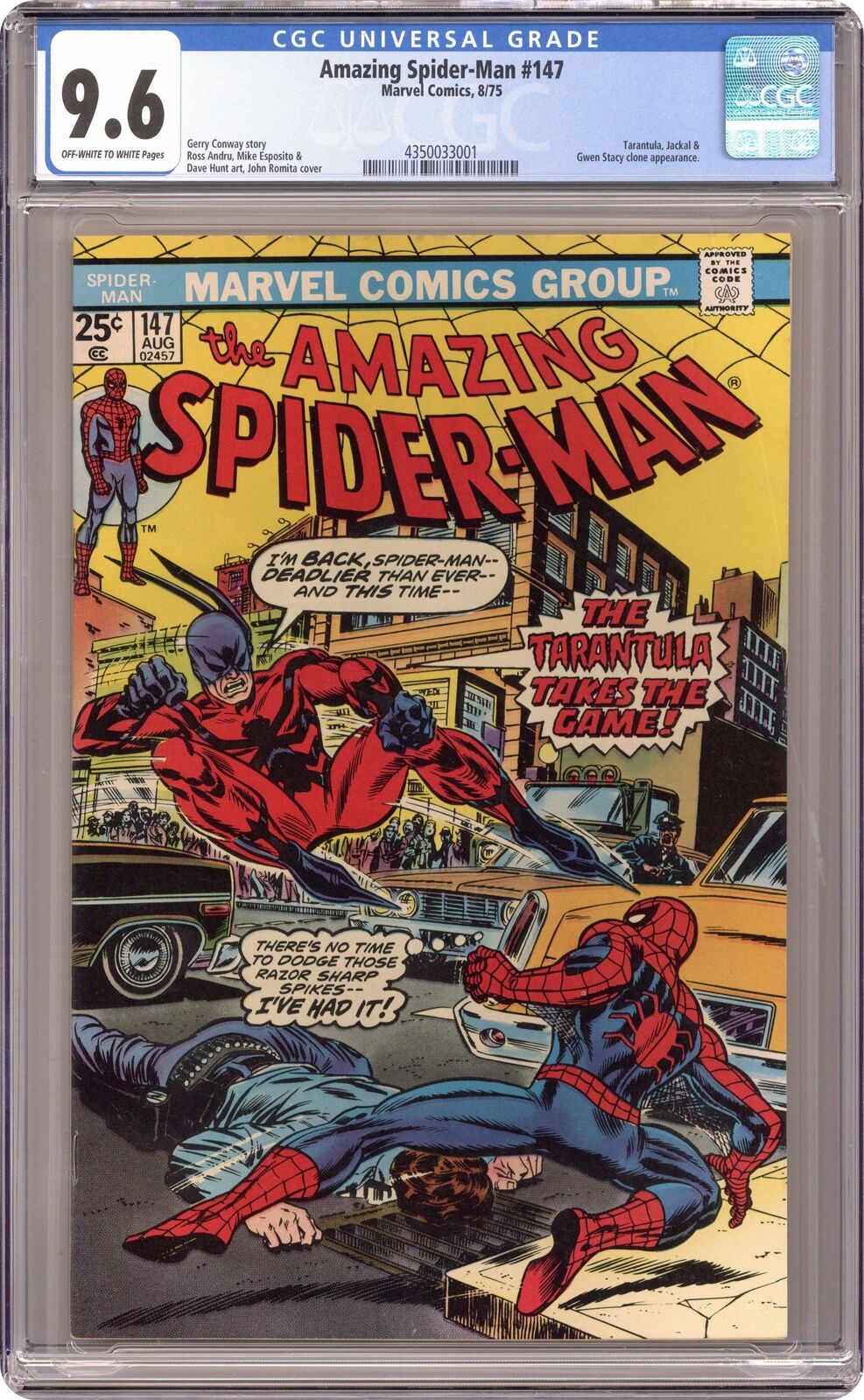 Amazing Spider-Man #147 CGC 9.6 1975 4350033001