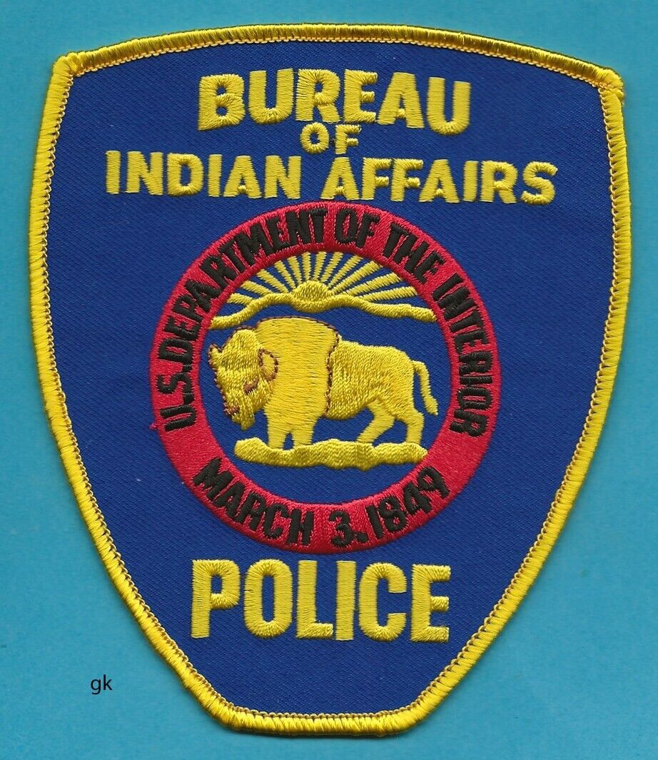 BUREAU OF INDIAN AFFAIRS ALASKA TRIBAL POLICE PATCH (Bison)
