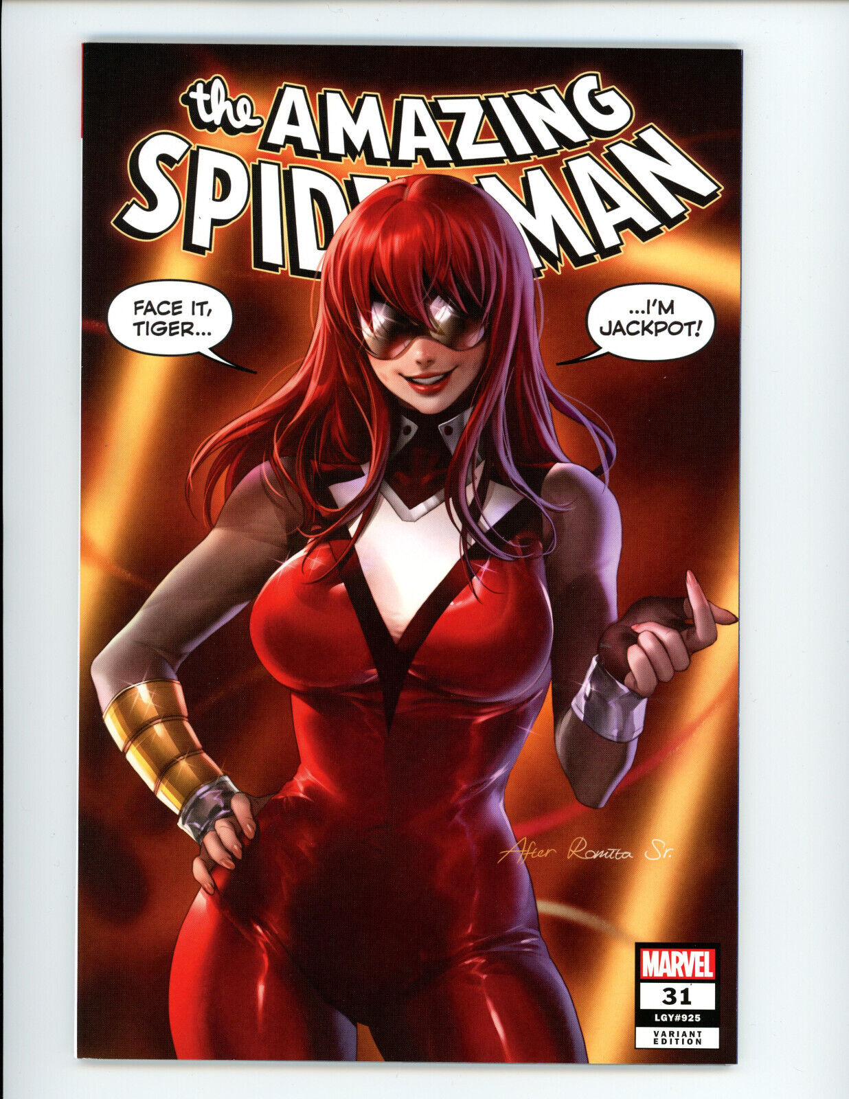 Amazing Spider-Man #31 - Leirix 2nd Print Mary Jane Jackpot Variant w/ COA