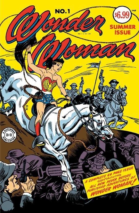 WONDER WOMAN (1942) 1 HARRY G PETER FACSIMILE EDITION (2023) NM DC 