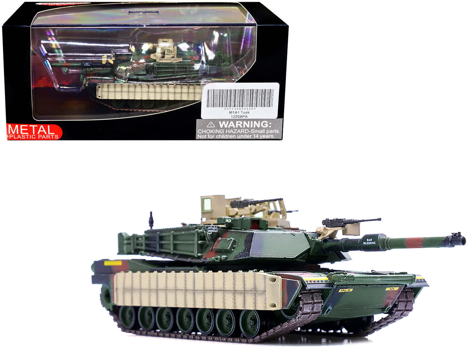 M1A1 TUSK Main Tank 1st Battalion 35th Armor Regiment 1/72 Diecast Model