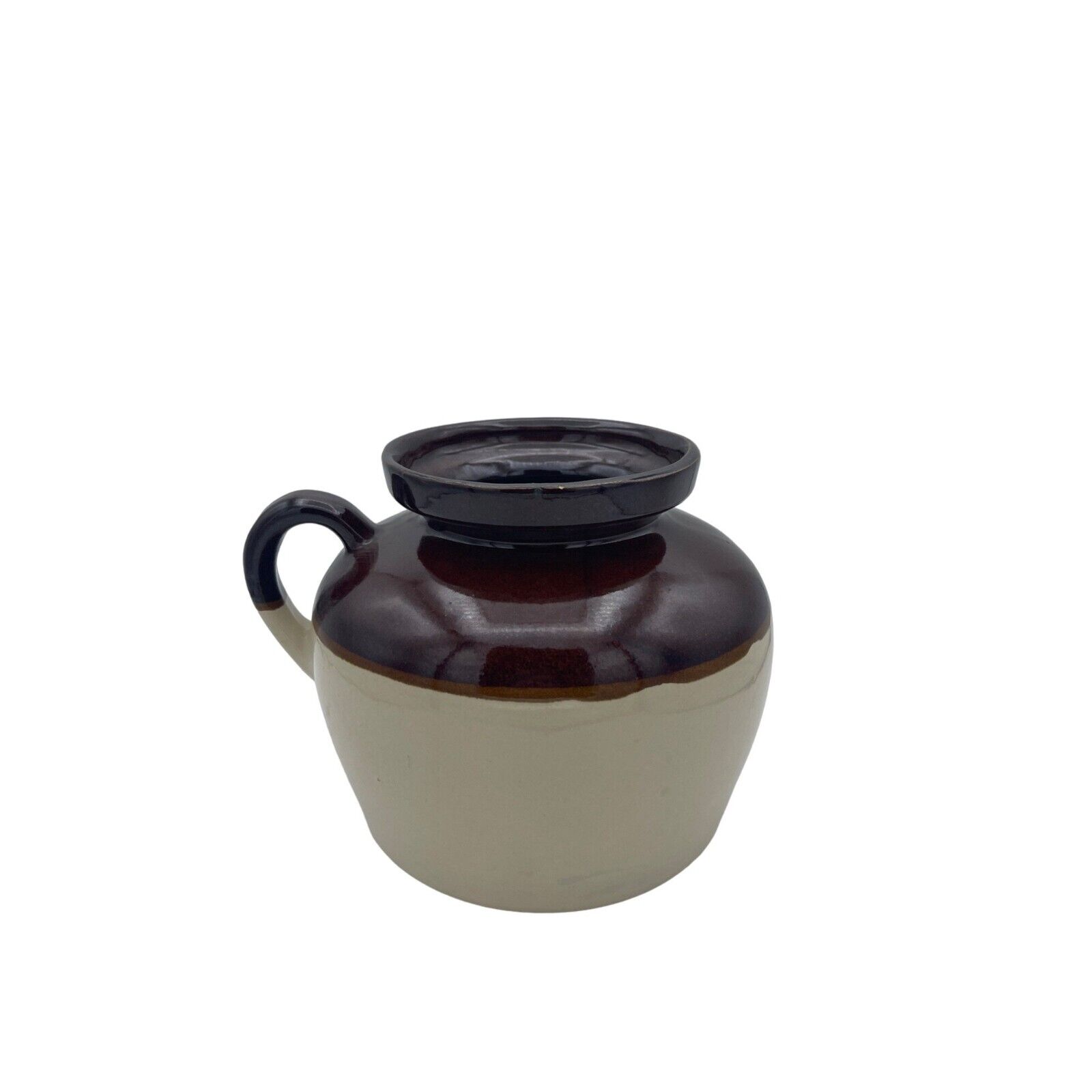 RRP Stoneware Robinson Ransbottom Pottery Co Roseville Ohio Bean Pot Pitcher 7x9