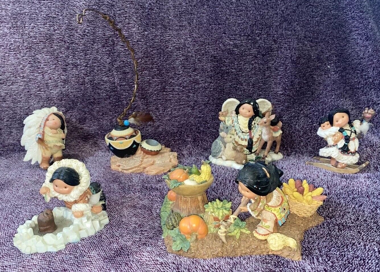 Enesco “FRIENDS OF THE FEATHER” Lot Of Six Figurines/Figures RARE Fast Shipping