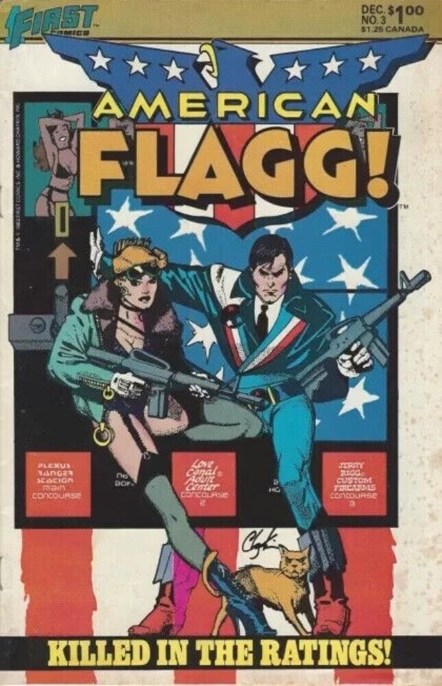 American Flagg Vol. 1 #3: Hard Times, Killed in the Ratings