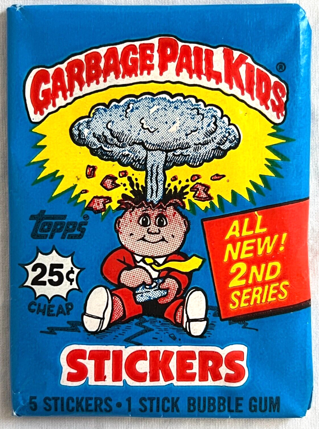 1985 Topps Garbage Pail Kids Original 2nd Series 2 OS2 Card Wax Pack GPK Sealed