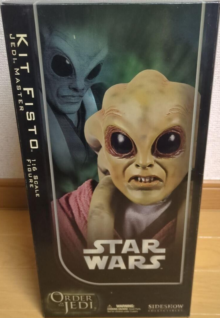 SideShow Collctibles Star Wars Star Wars Kit Fisto 1/6 Scale  Action Figure Rare