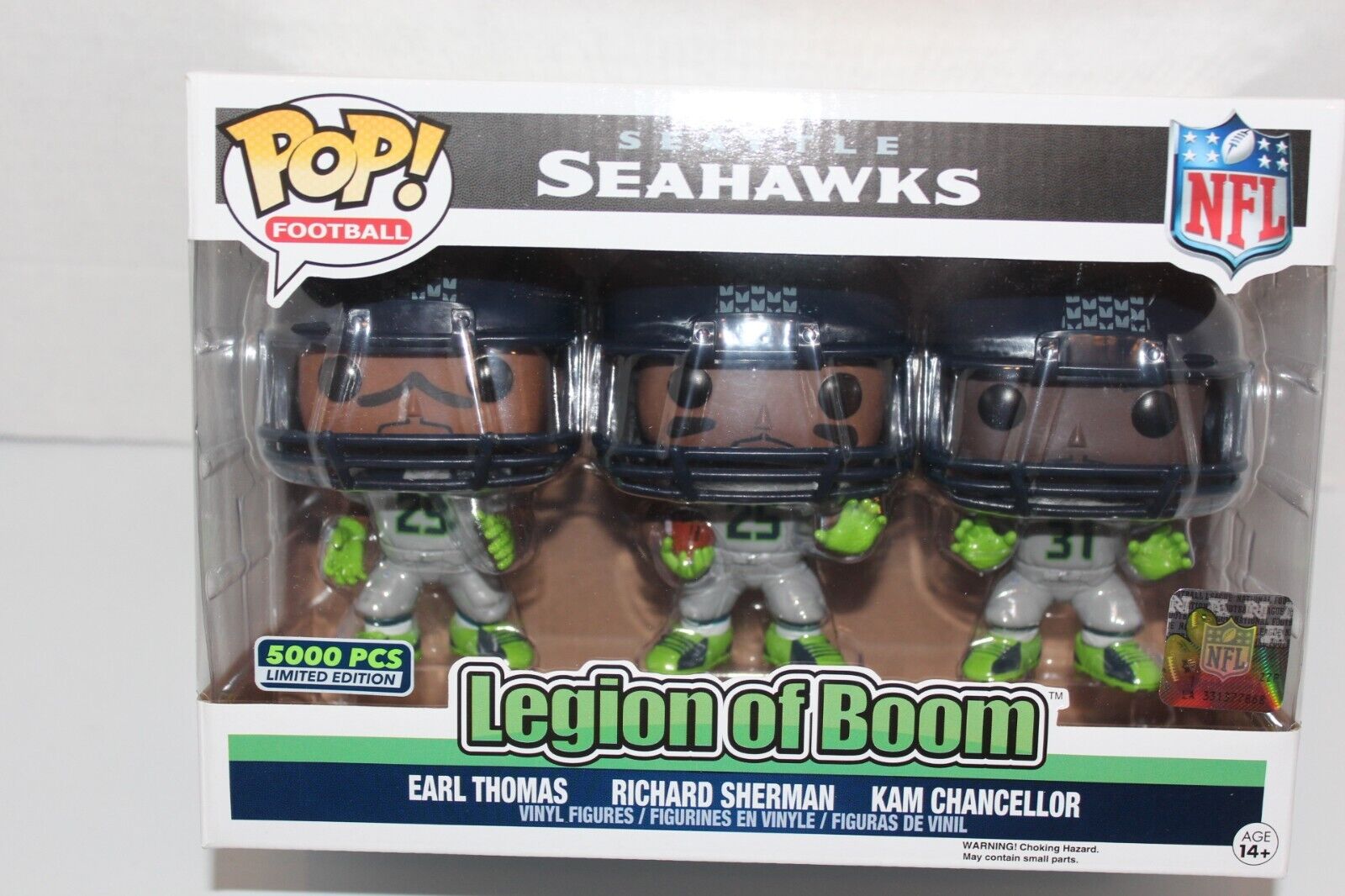 Funko Pop Football Legion of Boom Seattle Seahawks NFL, Limited Edition NEW